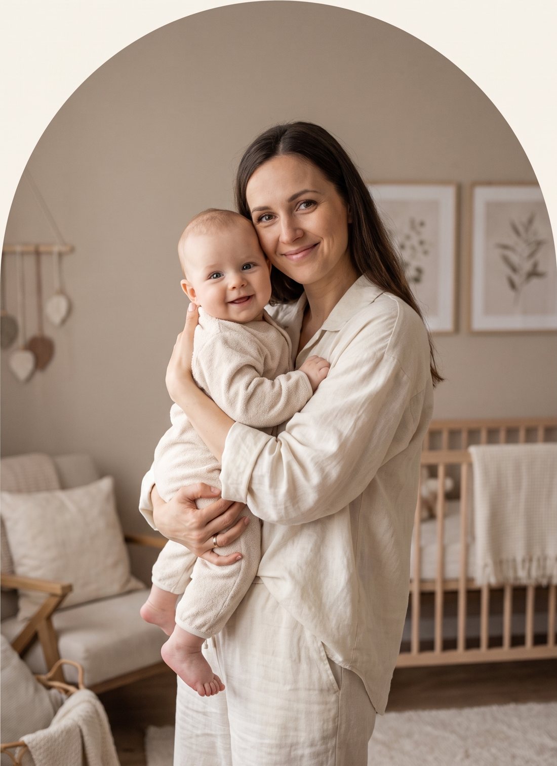 Maminka s miminkem v náručí – pediatrie Ostrava-Zábřeh